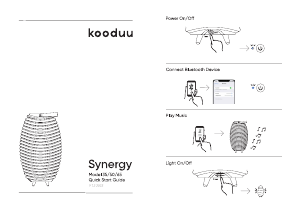 Rokasgrāmata Kooduu Synergy 65 Skaļrunis