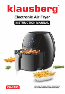 Manual Klausberg KB-7495 Deep Fryer