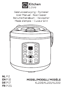 Mode d’emploi KitchenLove KL221 Cuiseur à riz