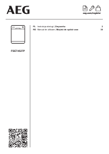 Instrukcja AEG FSE74527P Zmywarka