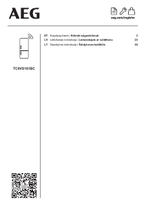Rokasgrāmata AEG TC9VS181BC Ledusskapis ar saldētavu