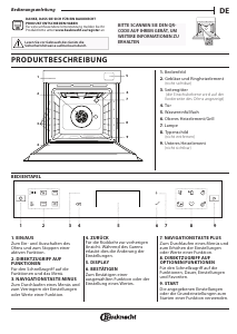 Mode d’emploi Bauknecht BBI7A8PT1SK Four
