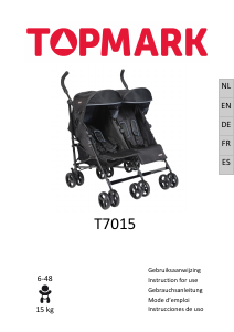 Bedienungsanleitung Topmark T7015 Kinderwagen
