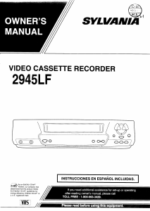 Handleiding Sylvania 2945LF Videorecorder