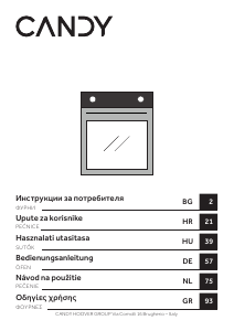 Használati útmutató Candy FIDC X602 Kemence