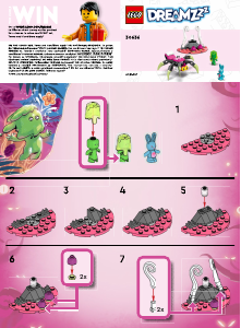 Käyttöohje Lego set 30636 DREAMZzz Z-Blob ja Bunchu pakenevat hämähäkkiä & Zoeyn unien rakettireppu