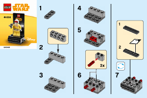 Manual Lego set 40299 Star Wars Kessel Mine Worker - Collectible minifigure