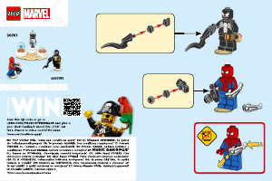 Manual Lego set 30707 Super Heroes Venoms museum robbery