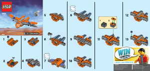 Bruksanvisning Lego set 30525 Super Heroes Väktarnas fartyg