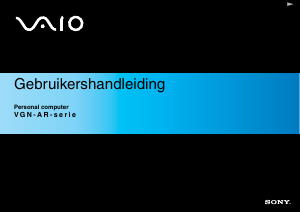 Handleiding Sony Vaio VGN-AR11SR Laptop