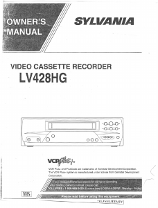 Handleiding Sylvania LV428HG Videorecorder
