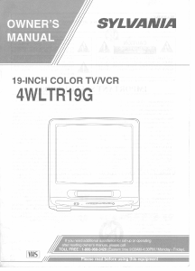 Bruksanvisning Sylvania 4WLTR19G TV