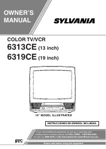 Bruksanvisning Sylvania 6313CE TV