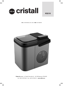 Instrukcja Eldom KS210 Cristall Kostkarka do lodu