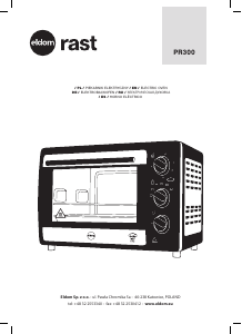 Manual de uso Eldom PR300 Rast Horno