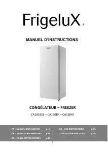 Manual Frigelux CA160XF Freezer