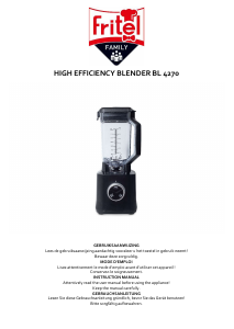 Mode d’emploi Fritel BL 4270 Blender