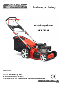 Instrukcja Hortmasz HKS 746 NL Kosiarka