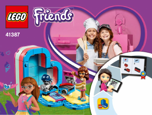 Bruksanvisning Lego set 41387 Friends Olivias sommarhjärtask