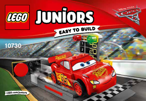 Brugsanvisning Lego set 10730 Juniors Lynet McQueen affyringsrampe