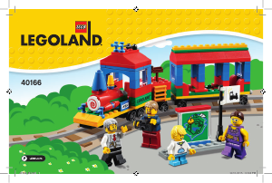 Bedienungsanleitung Lego set 40166 Legoland Zug
