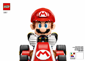 Kullanım kılavuzu Lego set 72037 Super Mario Mario Kart – Mario ve Standard Kart