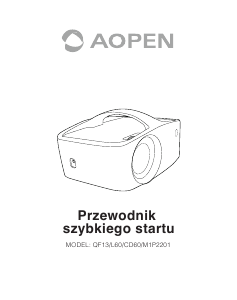Instrukcja Aopen CD60 Projektor
