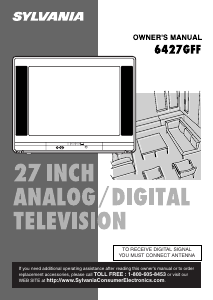 Manual de uso Sylvania 6427GFF Televisor