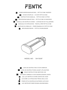 Manual de uso Fentic SM1500F Máquina de pasta
