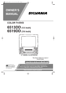 Handleiding Sylvania 6519DD Televisie