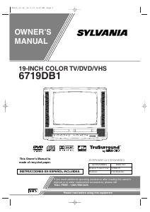Bruksanvisning Sylvania 6719DB1 TV