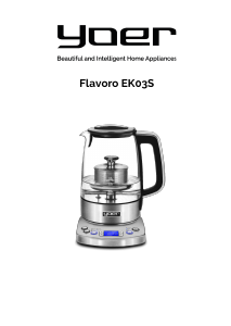 Mode d’emploi Yoer EK03S Flavoro Bouilloire