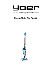 Manual de uso Yoer SMC01W CleanSlide Limpiador de vapor