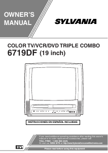 Handleiding Sylvania 6719DF Televisie