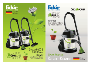 Handleiding Fakir Deluxe 9800 S Stofzuiger