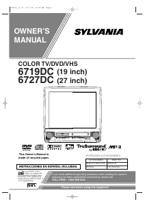 Bruksanvisning Sylvania 6727DC TV