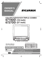 Bruksanvisning Sylvania 6727DD TV