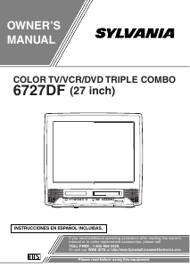 Bruksanvisning Sylvania 6727DF TV