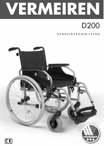 Handleiding Vermeiren D200 Rolstoel