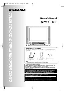 Bruksanvisning Sylvania 6727FRE TV