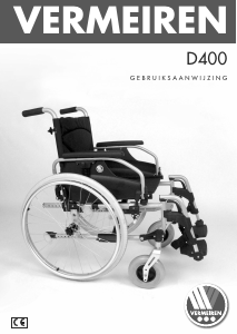 Handleiding Vermeiren D400 Rolstoel