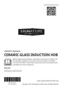 Manual Signature SKSIT3601G Hob