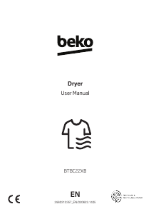 Handleiding BEKO BTBC22XB Wasdroger