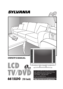Bruksanvisning Sylvania 6615LDG LCD TV