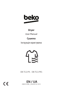 Manual BEKO DB 7111 PA Dryer