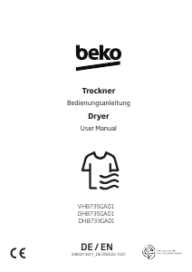 Bedienungsanleitung BEKO DH8733GA01 Trockner
