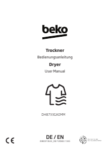 Bedienungsanleitung BEKO DH8733GA0MM Trockner