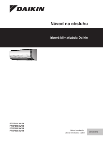 Návod Daikin FTXF25C5V1B Klimatizácia