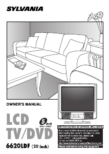 Handleiding Sylvania 6620LDF LCD televisie