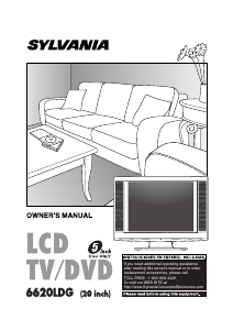 Bruksanvisning Sylvania 6620LDG LCD TV